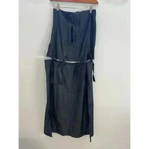 TOV Cutout Tie Maxi Skirt Black Size‎ Small - Picture 10 of 10